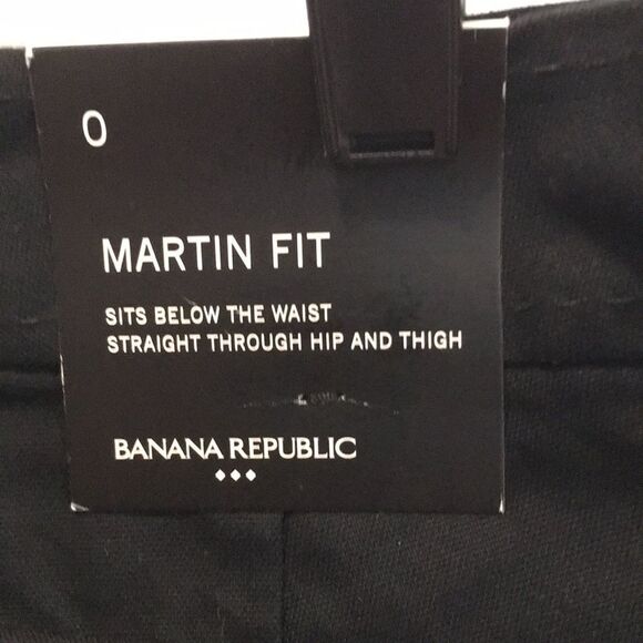 Black Sexy Martin Banana Republic Pants Trousers 0 - Picture 5 of 7